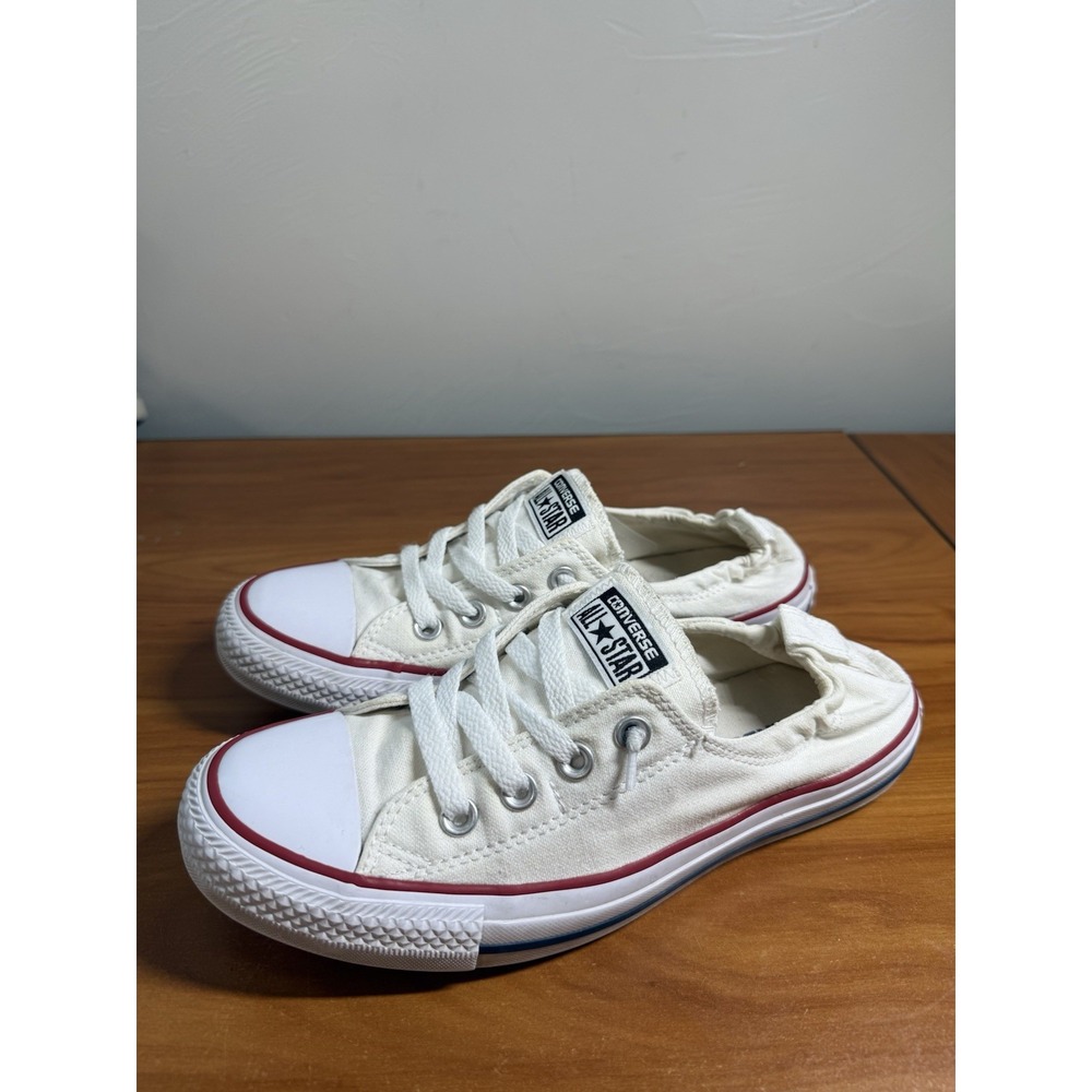 Converse Women's Chuck Taylor All Star Shoreline Slip-On White Shoes Sneakers 9